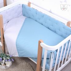 Детский постельный комплект Veres Point blue 6 единиц